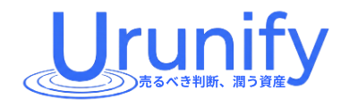 売るべき判断、潤う資産 Urunify